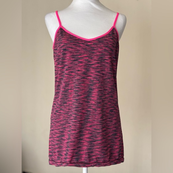 just be Tops - Just Be Vibrant Pink and Black Camisole Size 3X